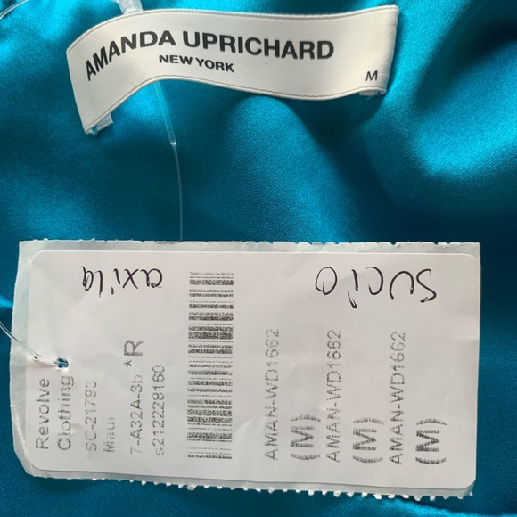 New! Amanda Prichard Ravello mini silk dress in Maui - Picture 6 of 8